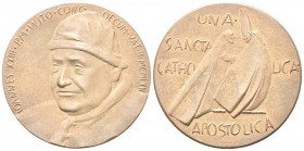 ROMA. Giovanni XXIII (Angelo Giuseppe Roncalli), 1958-1963. Medaglia 1962 opus G. Manzù. Æ, gr. 13,62 mm 35. Dr. IOANNES XXIII P M INITO CONC - OECUM ...
