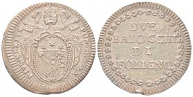 FOLIGNO. Pio VI (Giannangelo Braschi), 1775-1799. Due Baiocchi 1794 a. XX. Æ, gr. 19,93. Dr. PIVS SEXTVS - PON M A XX. Stemma ovale in cornice sormont...