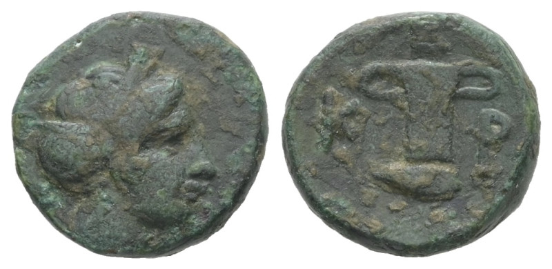 Kings of Thrace. Kersobleptes, Kypsela. ca. 359-342/1 BC. AE. 2.03 g. - 12.69 mm...