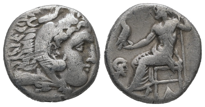 Kings of Macedon, Alexander III 'the Great'. AR Drachm, 4.04 g 17.08 mm. 336-323...