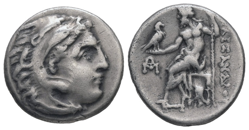 Kings of Macedon, Alexander III 'the Great'. AR Drachm, 4.15 g 17.99 mm. 336-323...