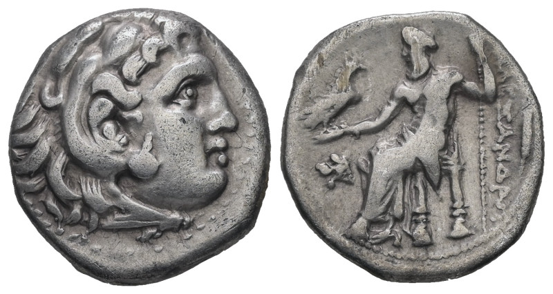 Kings of Macedon, Alexander III 'the Great'. AR Drachm, 4.16 g 18.07 mm. 336-323...