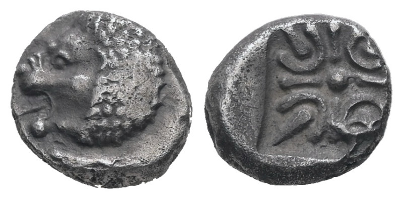 Ionia, Miletos. AR Obol or Hemihekte, 1.03 g 9.55 mm. Late 6th-early 5th centuri...