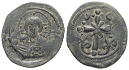 Anonymous Follis, Class I. Nicephorus III Botaniates, AD 1078-1081. AE, Follis. 4.49 g. 26.31 mm. Constantinople.
Obv: IC – XC to left and right of bu...