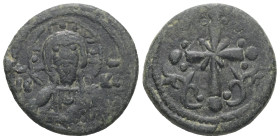 Anonymous Follis, Class I. Nicephorus III Botaniates, AD 1078-1081. AE, Follis. 5.64 g. 23.44 mm. Constantinople.
Obv: IC – XC to left and right of bu...