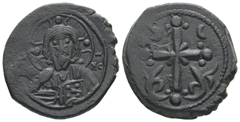 Anonymous Follis, Class I. Nicephorus III Botaniates, AD 1078-1081. AE, Follis. ...