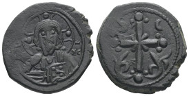Anonymous Follis, Class I. Nicephorus III Botaniates, AD 1078-1081. AE, Follis. 7.88 g. 26.65 mm. Constantinople.
Obv: [IC] – XC to left and right of ...