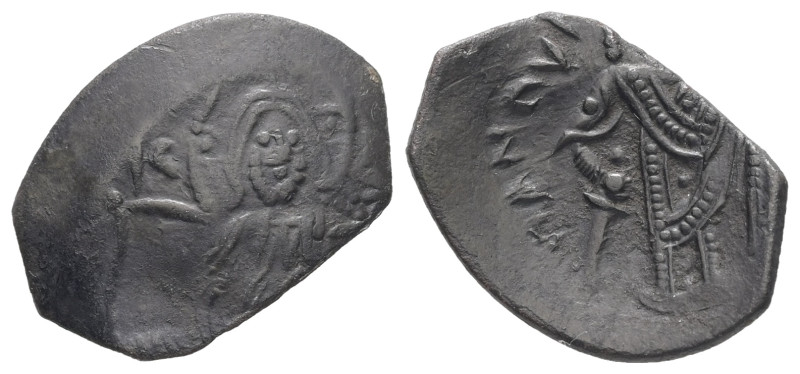 Latin Rulers of Constantinople, AD 1204-1261. AE, Trachy. 1.16 g. 19.53 mm. Cons...