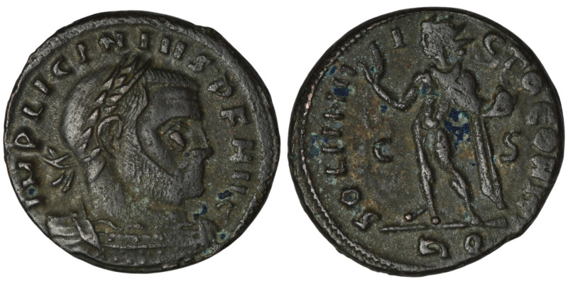 Licinius I (AD 308-324). Rome
AE Follis (20mm, 3,33g)