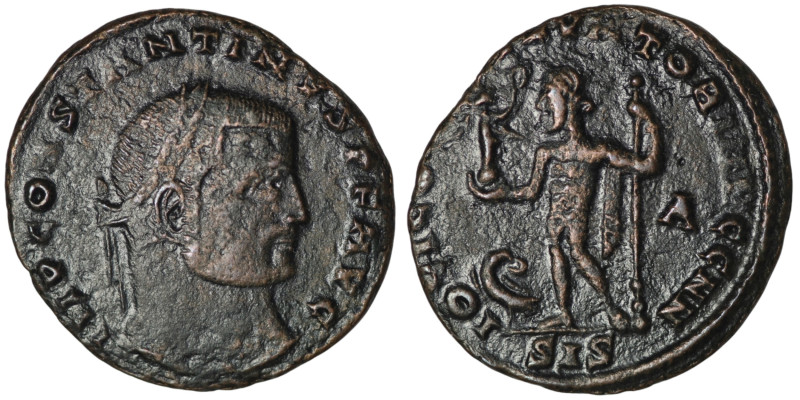 Constantine I 'the Great' (AD 307/10-337). Siscia
AE Follis (22mm, 3,40g)