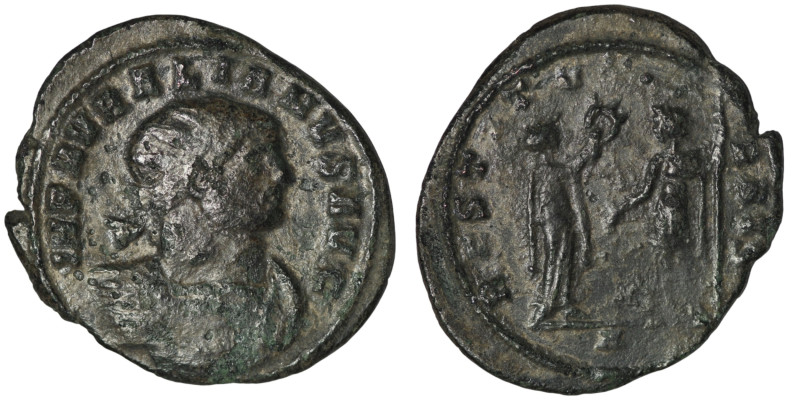Aurelian (AD 270-275). Uncertain Balkan mint
Antoninianus (25mm, 3,24g)