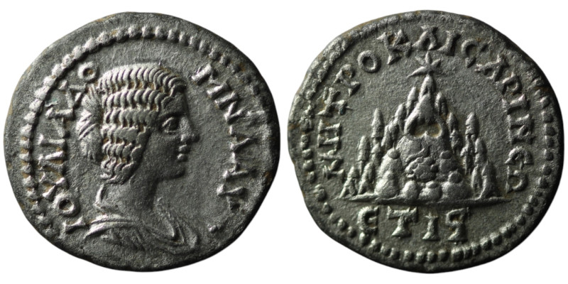CAPPADOCIA. Caesarea. Julia Domna, Augusta (AD 193-217)
AR Drachm (19mm, 2,75g)
...