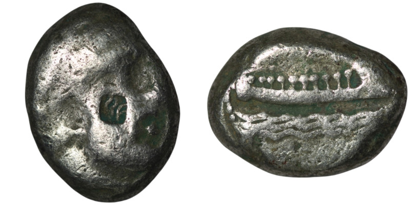PHOENICIA. Arados. Uncertain king (Circa 348/7-339/8 BC)
AR Stater (21mm, 10,05g...