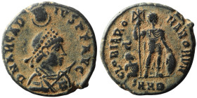 Arcadius (AD 383-388). Heraclea
AE Follis (23mm, 6,13g)