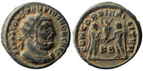Constantius I, as Caesar (AD 293-305). Kyzikos
AE Antoninianus (21mm, 3,86g)