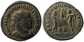 Galerius Maximianus (AD 305-311). Kyzikos
AE Antoninianus (21mm, 2,72g)