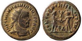 Maximianus Herculius (AD 286-305). Kyzikos
AE Antoninianus (22mm, 3,43g)