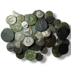 50 pieces mixed coins / SOLD AS SEEN, NO RETURN!