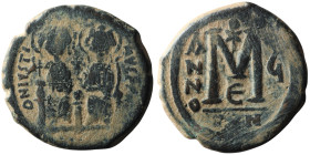 Justin II with Sophia (AD 565-578). Constantinople
AE Follis (30mm, 14,35g)
