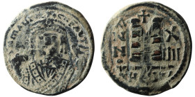 Maurice Tiberius (AD 582-602). Theoupolis (Antioch)
AE Follis (27mm, 10,53g)