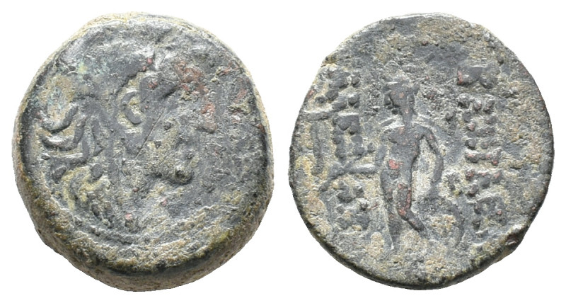 Seleukid Kings, Alexander I Balas (152-145 BC). Æ (20mm, 6.32g). Antioch, c. 150...