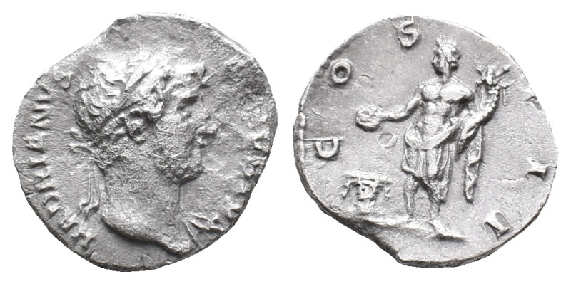Hadrian (117-138). AR Denarius (17mm, 2.59g). Rome, c. 124-5. Laureate bust r., ...