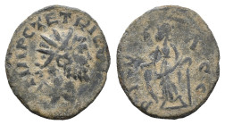 Barbarous Radiate, imitating Tetricus I (18mm, 2.00g). Radiate head r. R/ Pax(?) standing l. Near VF