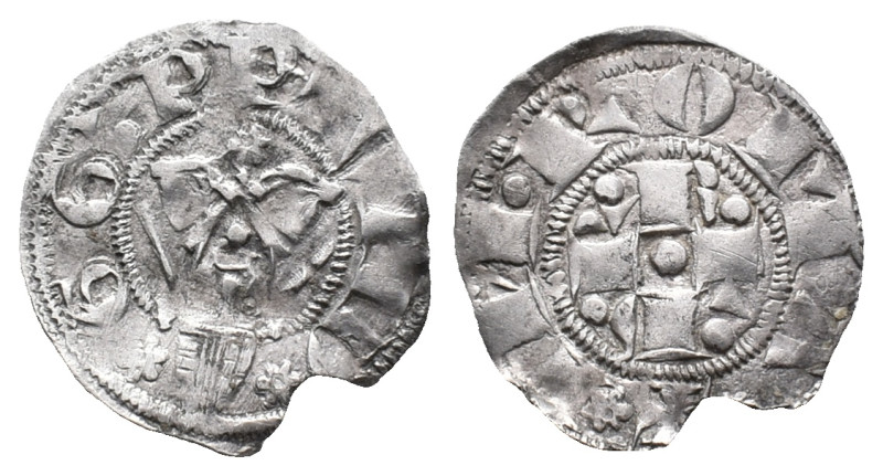 Italy, Papal States. Rome, Gregorio XI (1370-1378). Bolognino Romano (18.5mm, 1....
