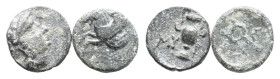 Lot of 2 Greek Æ coins, to be catalog. LOT SOLD AS IS, NO RETURN