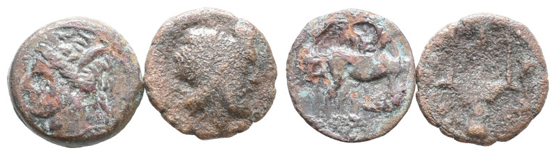 Lot of 2 Greek Æ coins, to be catalog. LOT SOLD AS IS, NO RETURN
