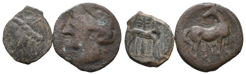 Lot of 2 Greek Æ coins, to be catalog. LOT SOLD AS IS, NO RETURN