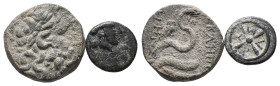 Lot of 2 Greek Æ coins, to be catalog. LOT SOLD AS IS, NO RETURN