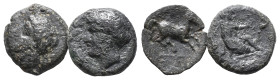Lot of 2 Greek Æ coins, to be catalog. LOT SOLD AS IS, NO RETURN