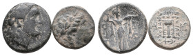 Lot of 2 Greek Æ coins, to be catalog. LOT SOLD AS IS, NO RETURN