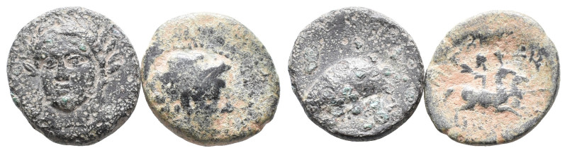 Lot of 2 Greek Æ coins, to be catalog. LOT SOLD AS IS, NO RETURN