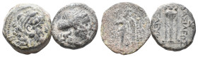 Lot of 2 Greek Æ coins, to be catalog. LOT SOLD AS IS, NO RETURN