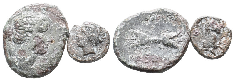 Lot of 2 Greek Æ coins, to be catalog. LOT SOLD AS IS, NO RETURN