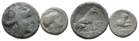 Lot of 2 Greek Æ coins, to be catalog. LOT SOLD AS IS, NO RETURN