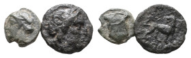 Lot of 2 Greek Æ coins, to be catalog. LOT SOLD AS IS, NO RETURN