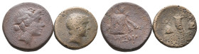 Lot of 2 Greek Æ coins, to be catalog. LOT SOLD AS IS, NO RETURN