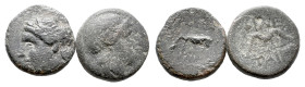 Lot of 2 Greek Æ coins, to be catalog. LOT SOLD AS IS, NO RETURN