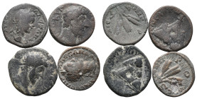 Lot of 4 Roman Provincial Æ coins, to be catalog. LOT SOLD AS IS, NO RETURN