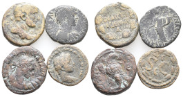 Lot of 4 Roman Provincial Æ coins, to be catalog. LOT SOLD AS IS, NO RETURN