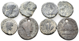 Lot of 4 Roman Provincial Æ coins, to be catalog. LOT SOLD AS IS, NO RETURN
