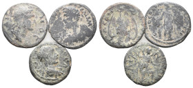 Lot of 3 Roman Provincial Æ coins, to be catalog. LOT SOLD AS IS, NO RETURN