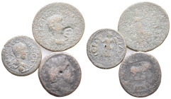 Lot of 3 Roman Provincial Æ coins, to be catalog. LOT SOLD AS IS, NO RETURN