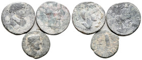 Lot of 3 Roman Provincial Æ coins, to be catalog. LOT SOLD AS IS, NO RETURN