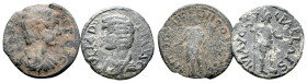 Lot of 2 Roman Provincial Æ coins, to be catalog. LOT SOLD AS IS, NO RETURN