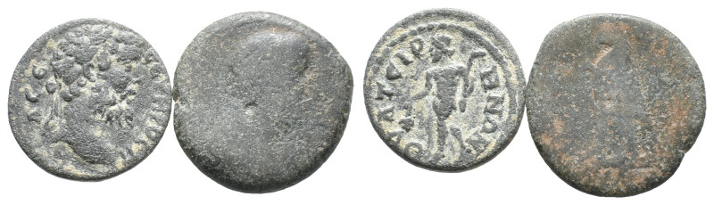 Lot of 2 Roman Provincial Æ coins, to be catalog. LOT SOLD AS IS, NO RETURN