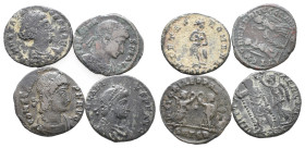 Lot of 4 Roman Imperial Æ coins, to be catalog. LOT SOLD AS IS, NO RETURN